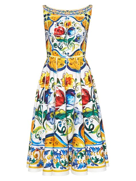 dolce gabbana cotton dress|Dolce & Gabbana look alike dresses.